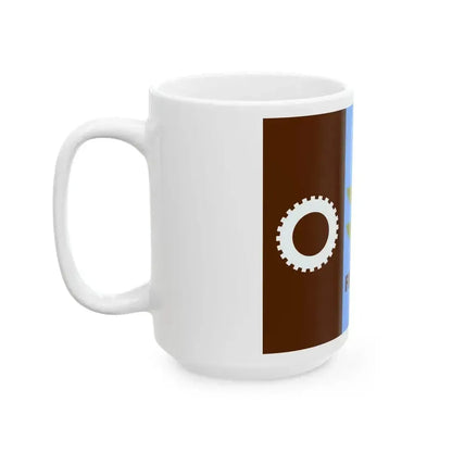 Flag of Fresno California (United States) White Coffee Mug - Go Mug Yourself