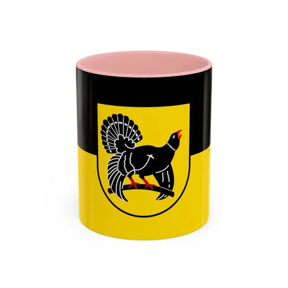 Flag of Freudenstadt Germany - Accent Coffee Mug 11oz Pink - Go Mug Yourself