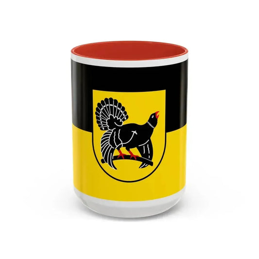 Flag of Freudenstadt Germany - Accent Coffee Mug 15oz Red - Go Mug Yourself