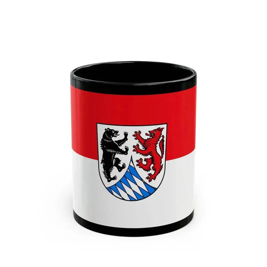 Flag of Freyung Grafenau Germany - Black Coffee Mug 11oz - Go Mug Yourself