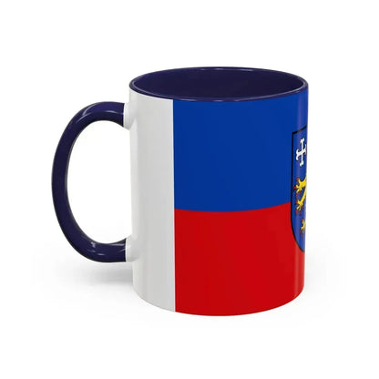 Flag of Friesland 2 Germany - Accent Coffee Mug - Go Mug Yourself