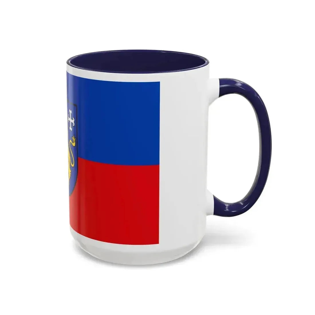 Flag of Friesland 2 Germany - Accent Coffee Mug - Go Mug Yourself
