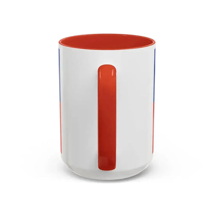 Flag of Friesland 2 Germany - Accent Coffee Mug - Go Mug Yourself