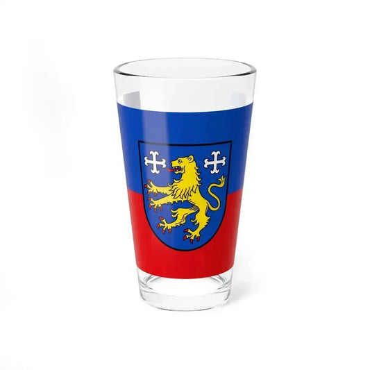 Flag of Friesland 2 Germany - Pint Glass 16oz 16oz - Go Mug Yourself