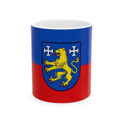 Flag of Friesland 2 Germany - White Coffee Mug 11oz - Go Mug Yourself