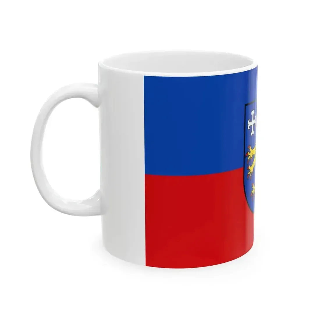 Flag of Friesland 2 Germany - White Coffee Mug - Go Mug Yourself