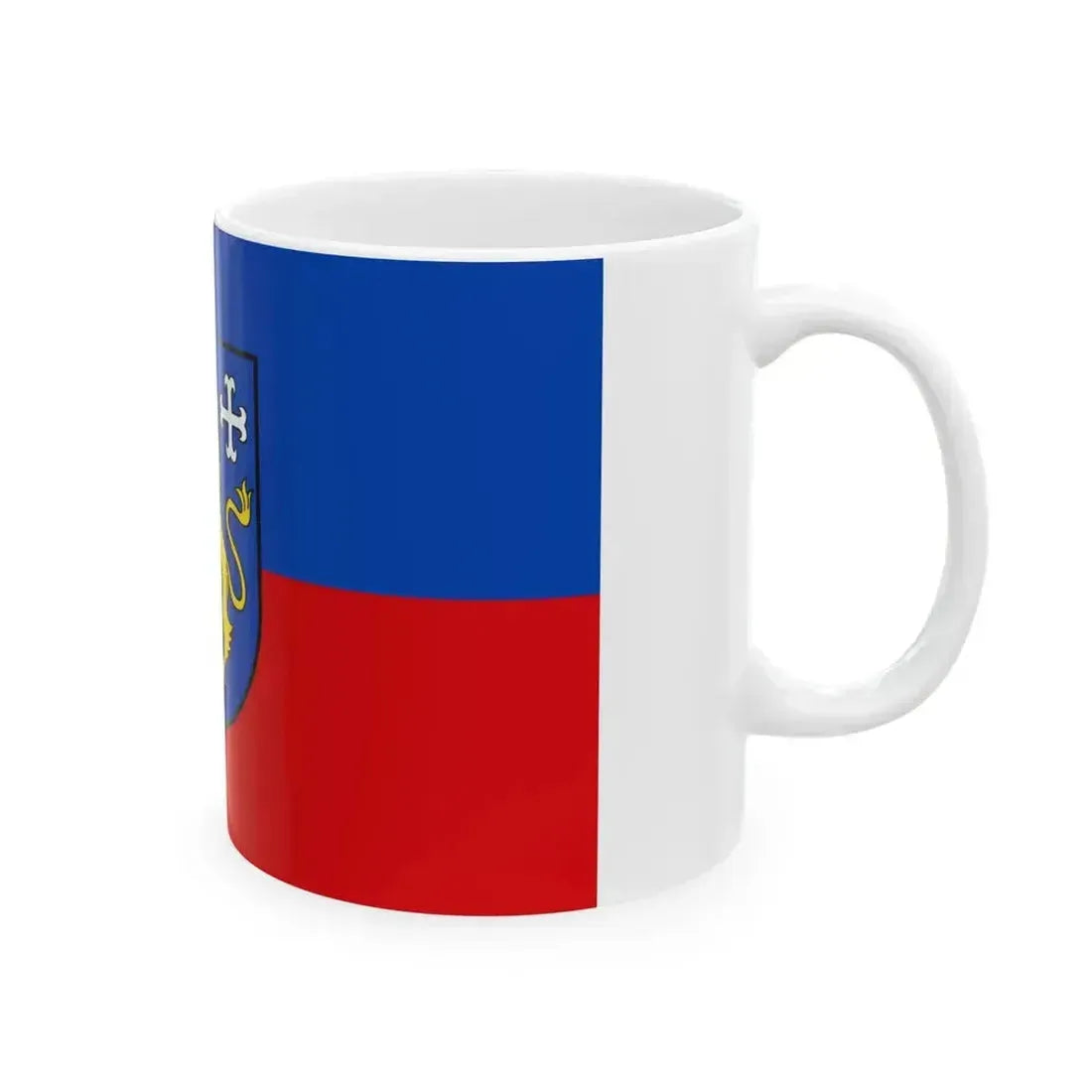 Flag of Friesland 2 Germany - White Coffee Mug - Go Mug Yourself