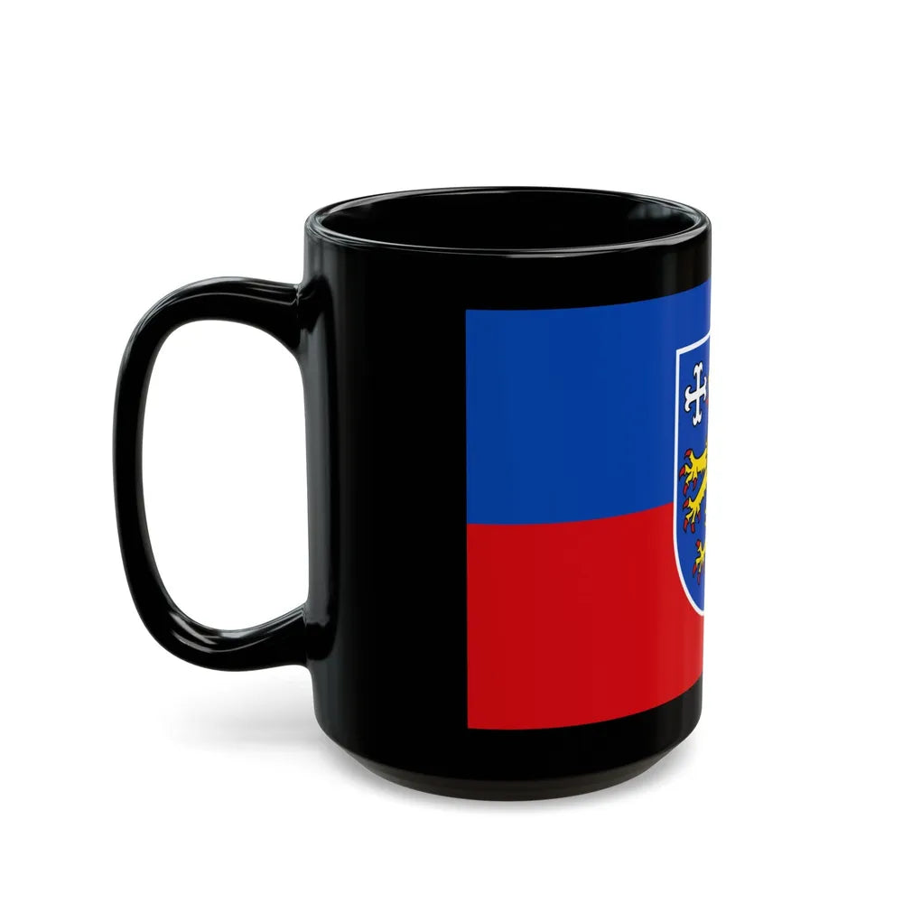 Flag of Friesland Germany - Black Coffee Mug-Go Mug Yourself