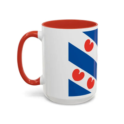 Flag of Friesland Netherlands - Accent Coffee Mug - Go Mug Yourself