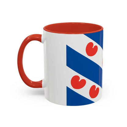 Flag of Friesland Netherlands - Accent Coffee Mug - Go Mug Yourself