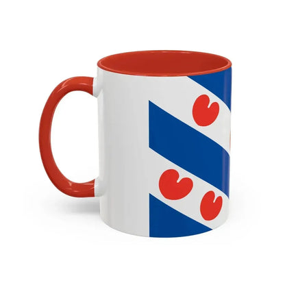 Flag of Friesland Netherlands - Accent Coffee Mug - Go Mug Yourself