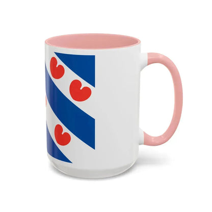 Flag of Friesland Netherlands - Accent Coffee Mug - Go Mug Yourself