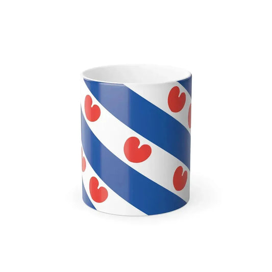 Flag of Friesland Netherlands - Color Changing Coffee Mug 11oz - Go Mug Yourself