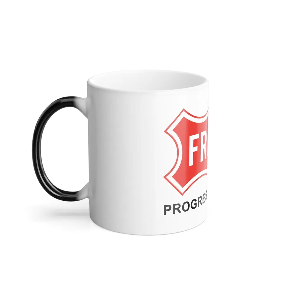 Flag of Frisco, Texas - Color Changing Coffee Mug-Go Mug Yourself