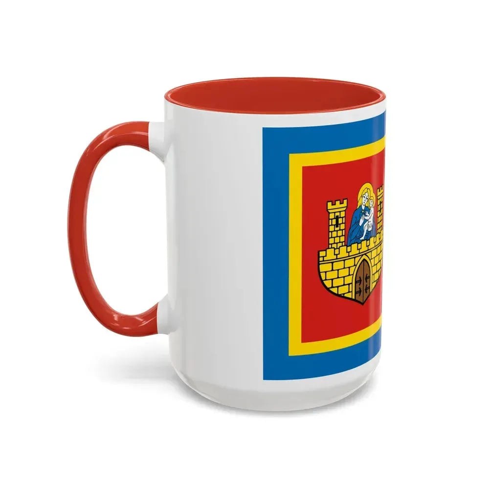 Flag of Frombork Poland - Accent Coffee Mug - Go Mug Yourself