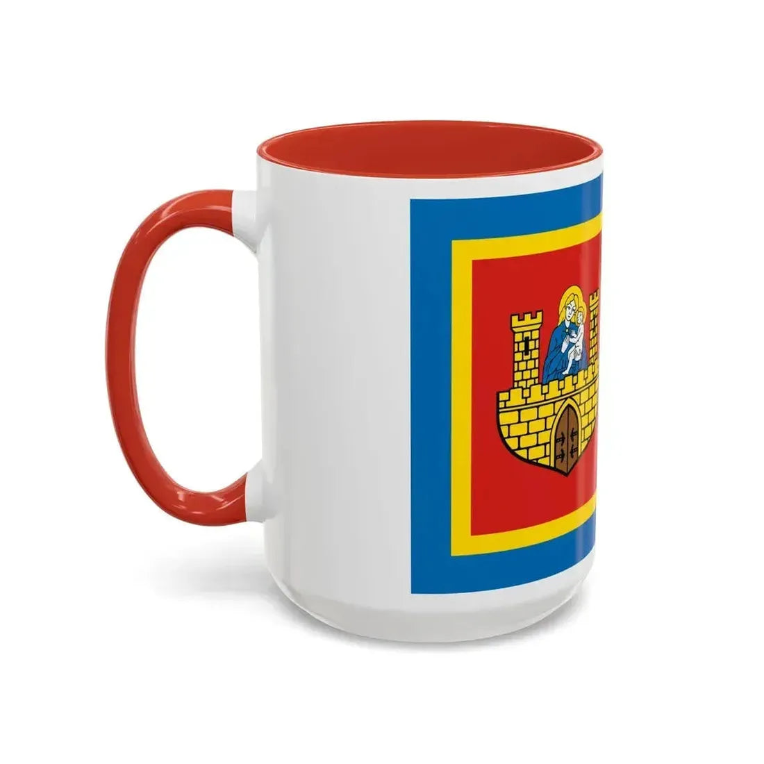 Flag of Frombork Poland - Accent Coffee Mug - Go Mug Yourself