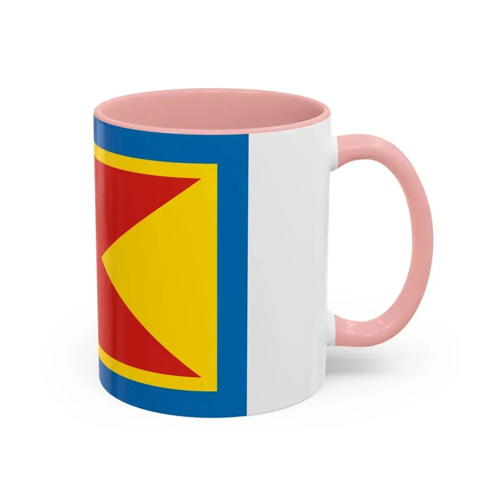 Flag of Frombork Poland - Accent Coffee Mug - Go Mug Yourself