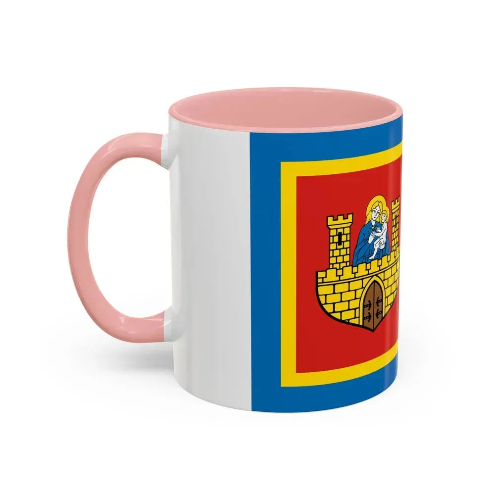 Flag of Frombork Poland - Accent Coffee Mug - Go Mug Yourself
