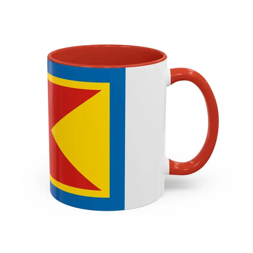 Flag of Frombork Poland - Accent Coffee Mug - Go Mug Yourself