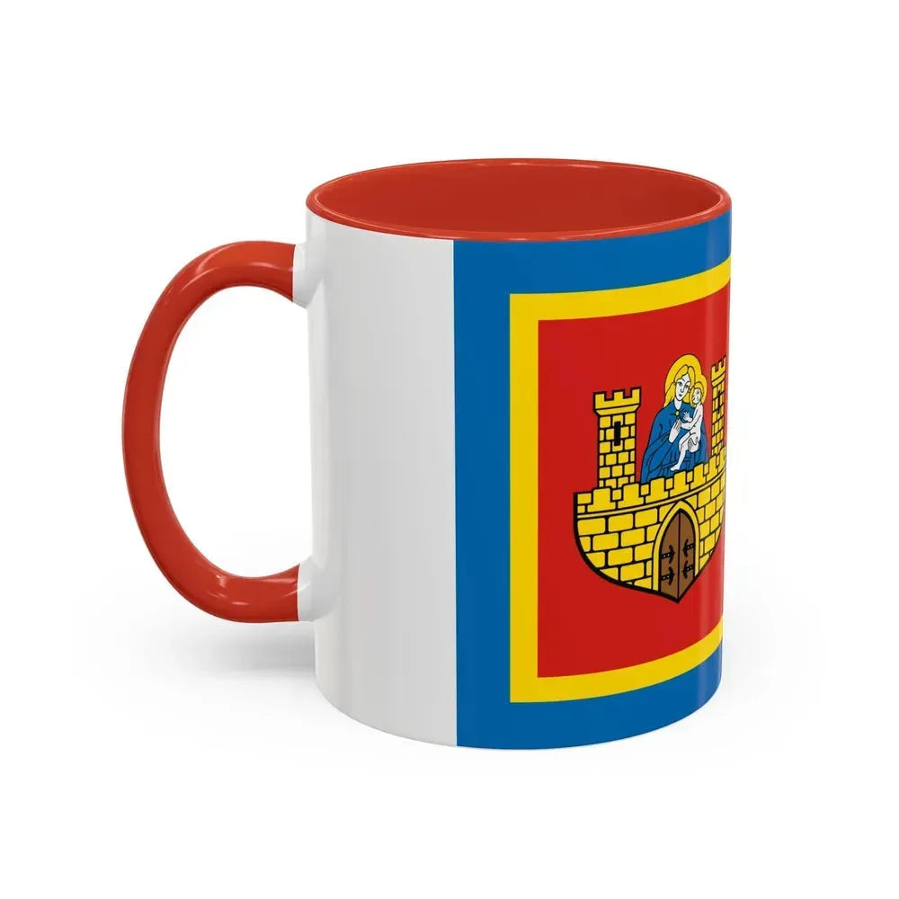 Flag of Frombork Poland - Accent Coffee Mug - Go Mug Yourself
