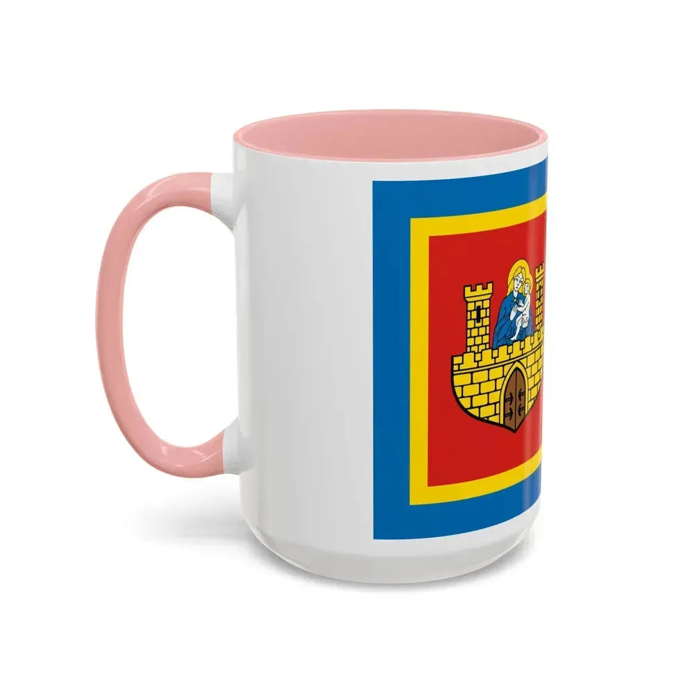 Flag of Frombork Poland - Accent Coffee Mug - Go Mug Yourself