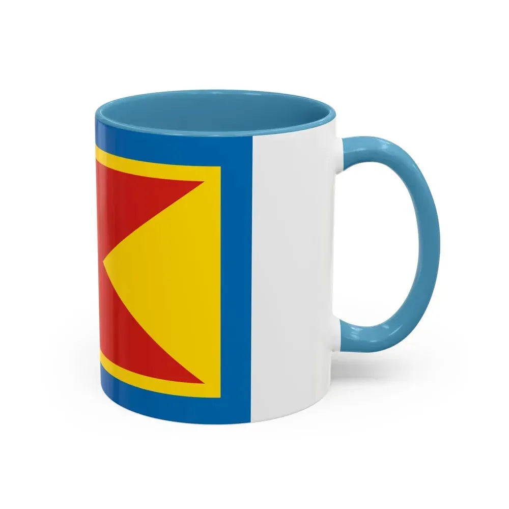 Flag of Frombork Poland - Accent Coffee Mug - Go Mug Yourself