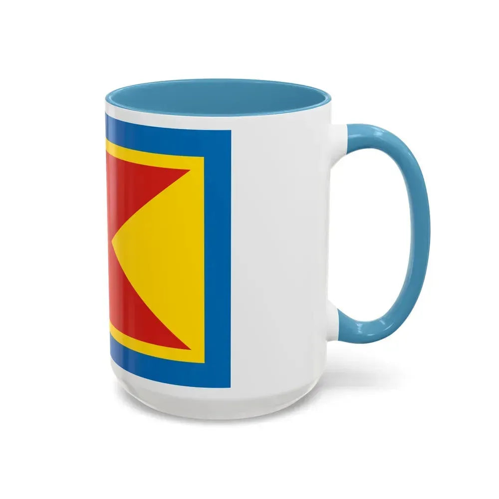 Flag of Frombork Poland - Accent Coffee Mug - Go Mug Yourself