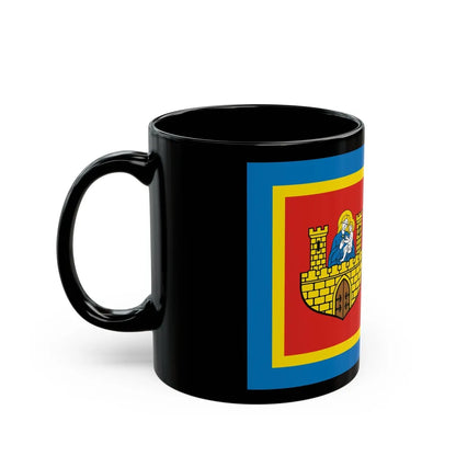 Flag of Frombork Poland - Black Coffee Mug-Go Mug Yourself