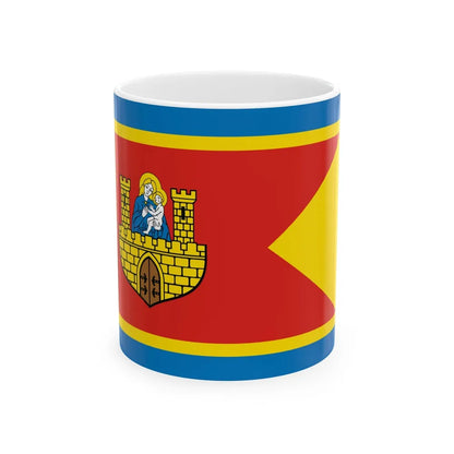 Flag of Frombork Poland - White Coffee Mug-11oz-Go Mug Yourself