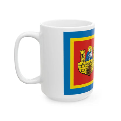 Flag of Frombork Poland - White Coffee Mug-Go Mug Yourself