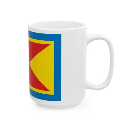 Flag of Frombork Poland - White Coffee Mug-Go Mug Yourself