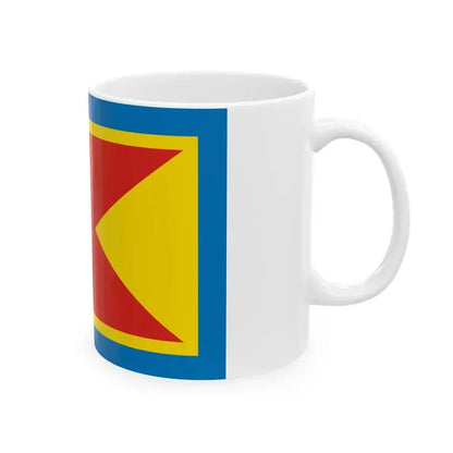 Flag of Frombork Poland - White Coffee Mug - Go Mug Yourself