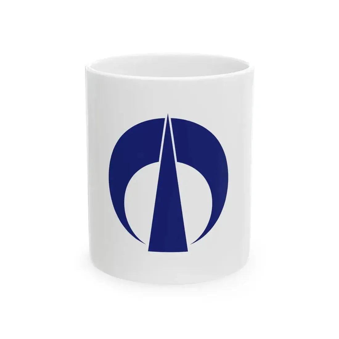 Flag of Fuchu city Hiroshima (Japan) White Coffee Mug 11oz - Go Mug Yourself