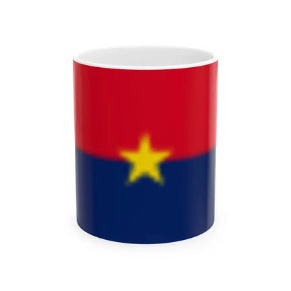 Flag of Fujian Peoples Government (China) White Coffee Mug 11oz - Go Mug Yourself