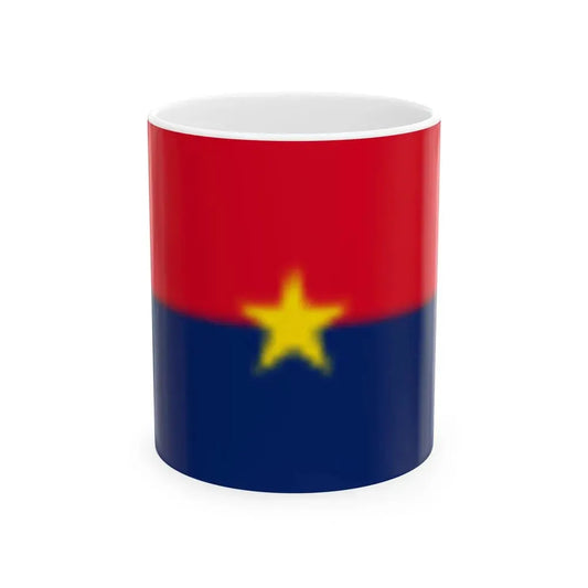 Flag of Fujian Peoples Government (China) White Coffee Mug 11oz - Go Mug Yourself