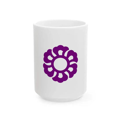 Flag of Fujieda Shizuoka (Japan) White Coffee Mug 15oz - Go Mug Yourself