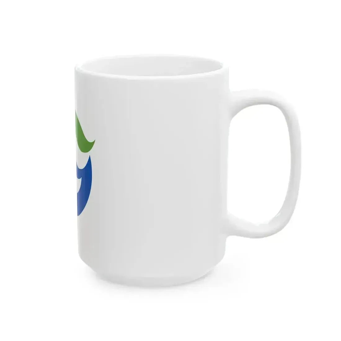 Flag of Fujikawa Yamanashi (Japan) White Coffee Mug - Go Mug Yourself