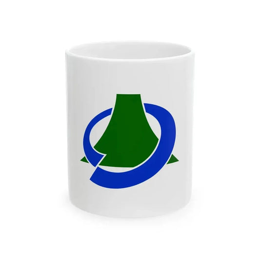 Flag of Fujikawaguchiko Yamanashi (Japan) White Coffee Mug 11oz - Go Mug Yourself