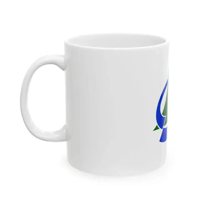 Flag of Fujikawaguchiko Yamanashi (Japan) White Coffee Mug - Go Mug Yourself