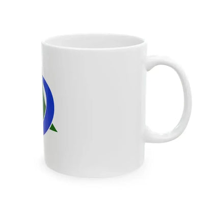 Flag of Fujikawaguchiko Yamanashi (Japan) White Coffee Mug - Go Mug Yourself
