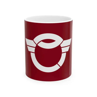 Flag of Fujimi Nagano (Japan) White Coffee Mug 11oz - Go Mug Yourself