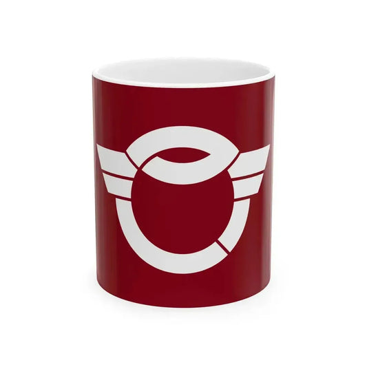 Flag of Fujimi Nagano (Japan) White Coffee Mug 11oz - Go Mug Yourself