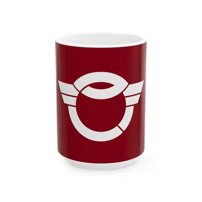 Flag of Fujimi Nagano (Japan) White Coffee Mug 15oz - Go Mug Yourself