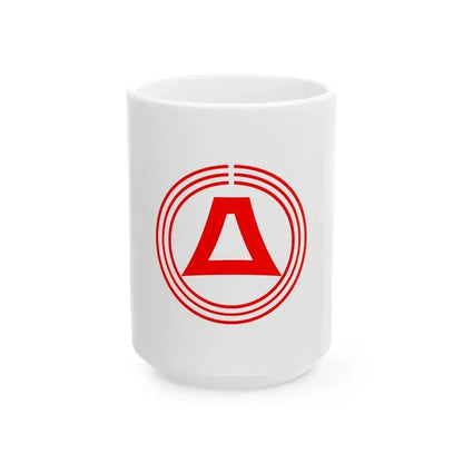 Flag of Fujimi Saitama (Japan) White Coffee Mug 15oz - Go Mug Yourself