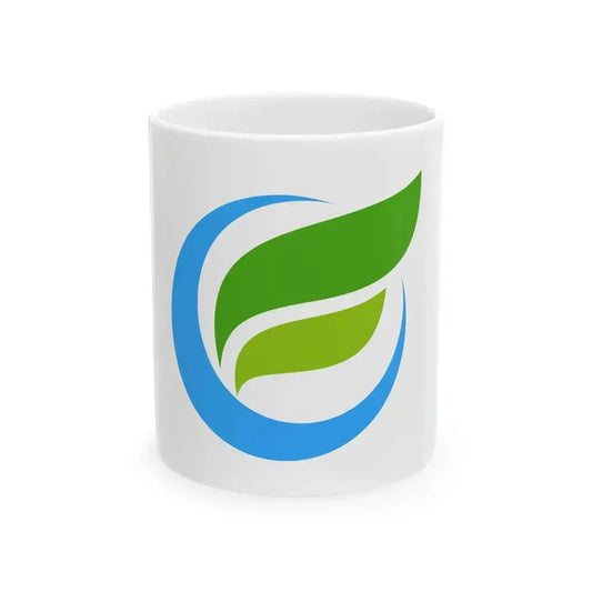 Flag of Fujimino Saitama (Japan) White Coffee Mug 11oz - Go Mug Yourself