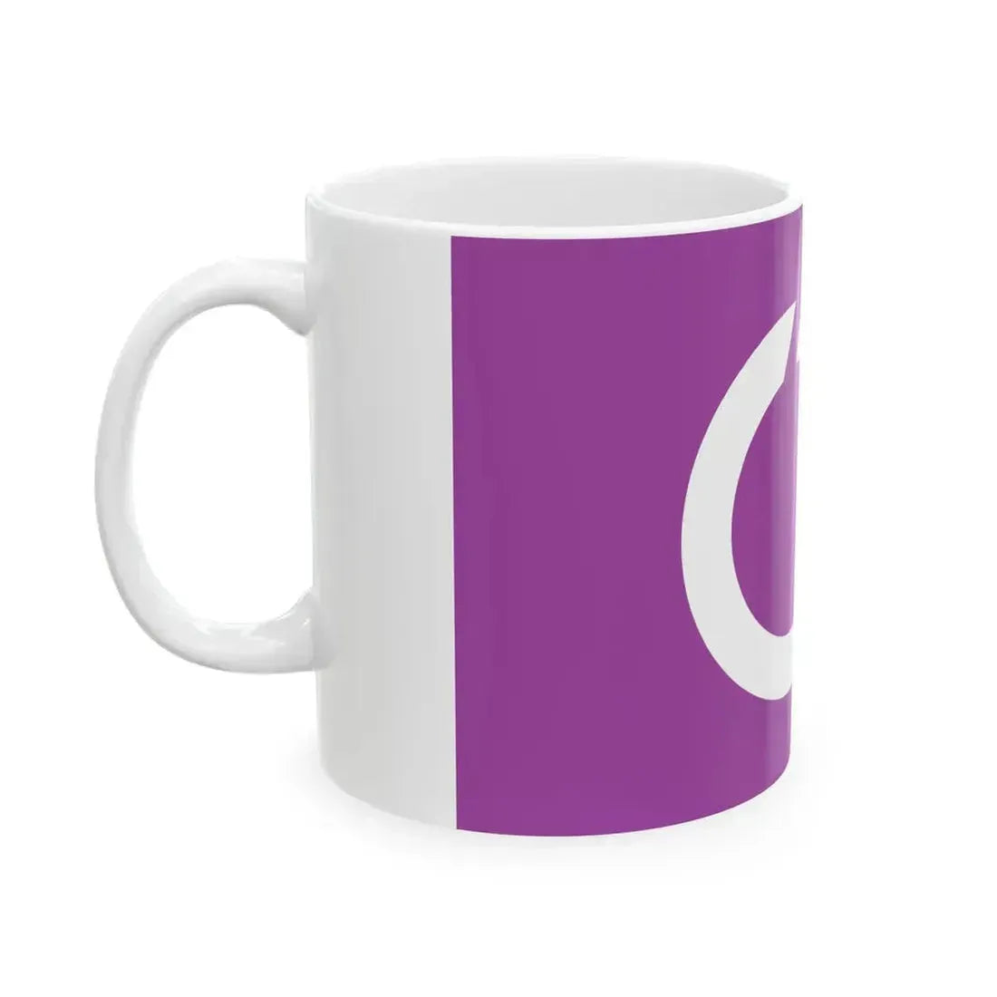 Flag of Fujioka Tochigi 1965-2010 (Japan) White Coffee Mug - Go Mug Yourself