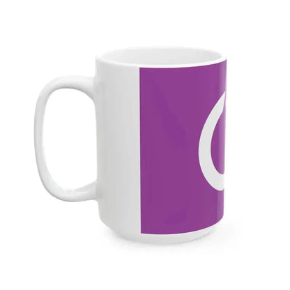 Flag of Fujioka Tochigi 1965-2010 (Japan) White Coffee Mug - Go Mug Yourself