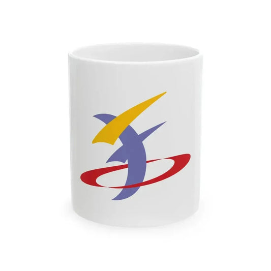 Flag of Fujisaki Aomori (Japan) White Coffee Mug 11oz - Go Mug Yourself