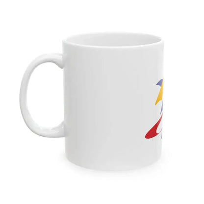 Flag of Fujisaki Aomori (Japan) White Coffee Mug - Go Mug Yourself