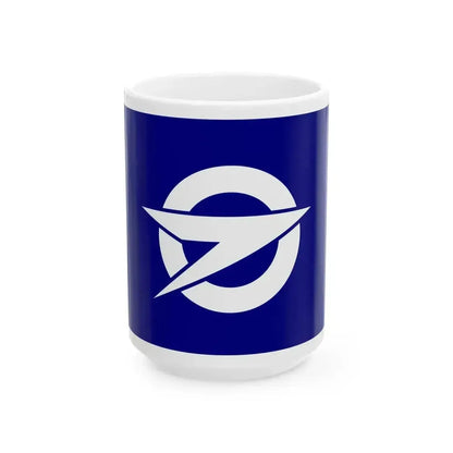Flag of Fujisato Akita (Japan) White Coffee Mug 15oz - Go Mug Yourself
